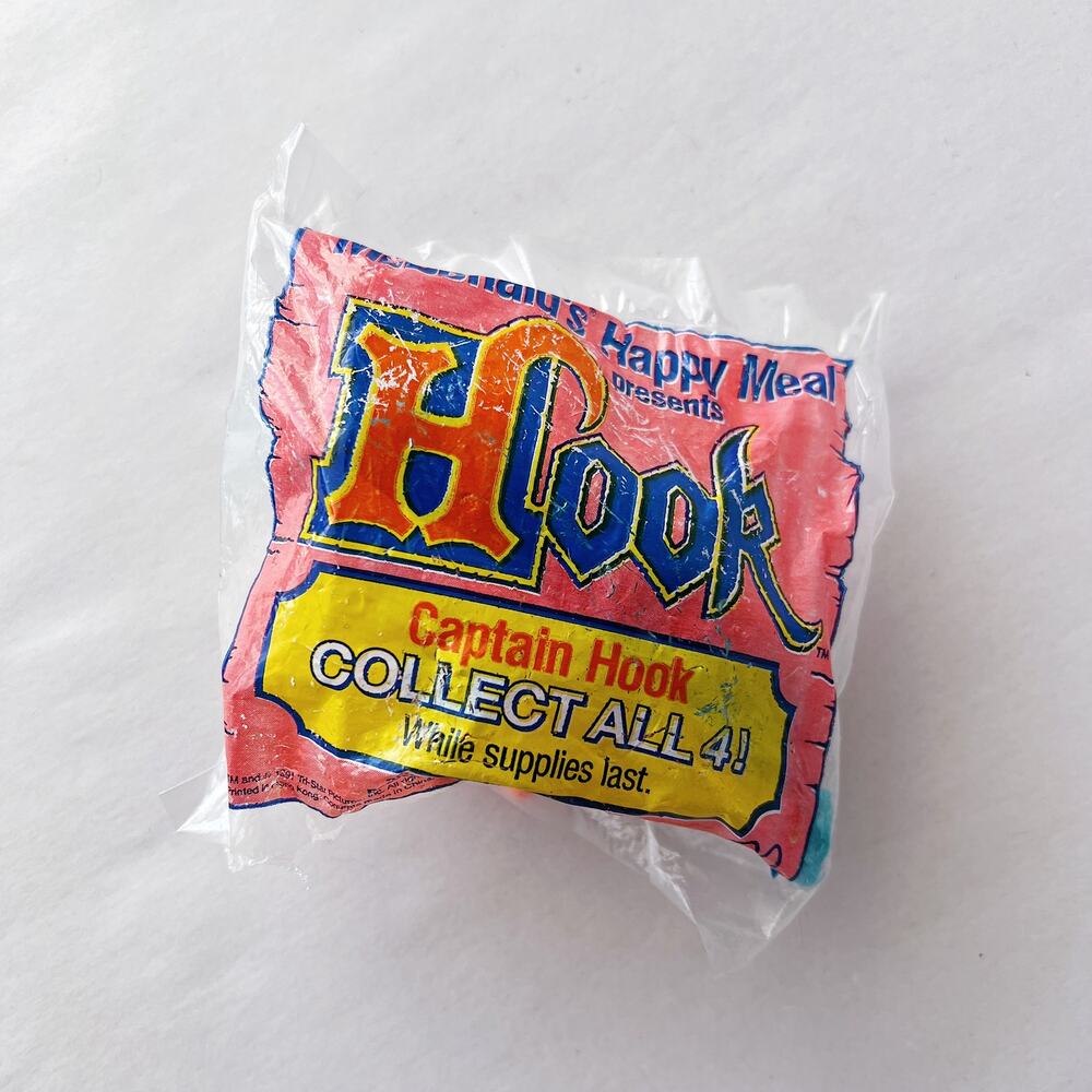 Vintage 1991 Hook Captain McDonald's Toy Robin Williams